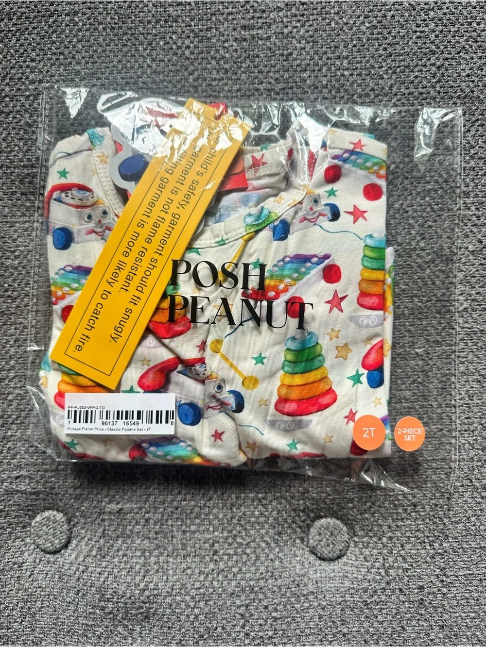 Posh Peanut x Fisher Price 2-Piece Pj Set 2T